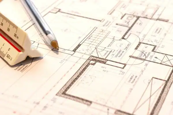 Image of architect Milton Keynes drawings