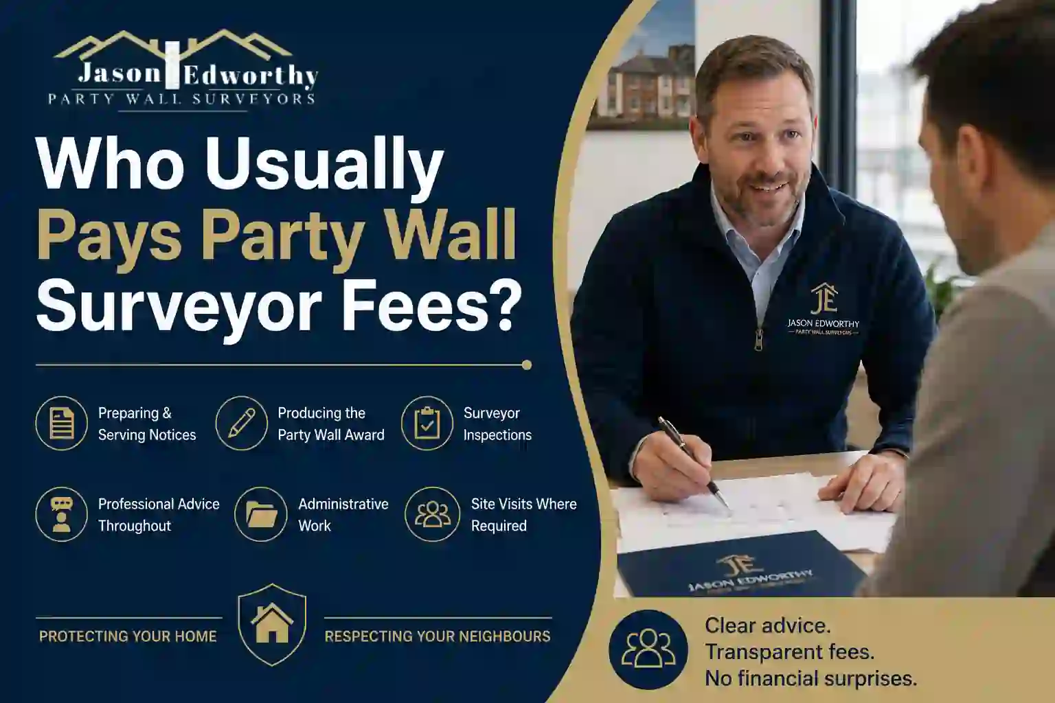 Who Usually Pays Party Wall Surveyor Fees Milton Keynes?